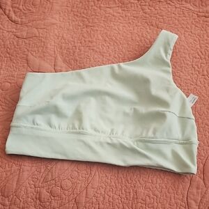 lululemon athletica One-Shoulder Light Mint Sports Bra